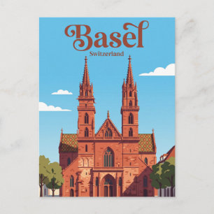 Basler Münster Zwitserland Briefkaart