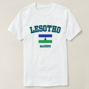 Basotho Pride Lesotho vlag T-shirt
