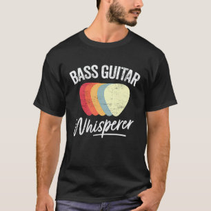 Baspeler Basgitaar Fluisteraar Elektrische Bas T-shirt