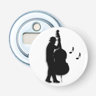 Baspeler Muzikant Button Flesopener