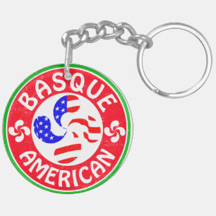Basque American Euskara Lauburu Sleutelhanger