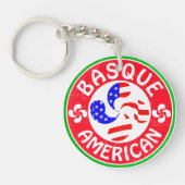 Basque American Euskara Lauburu Sleutelhanger (Voorkant)