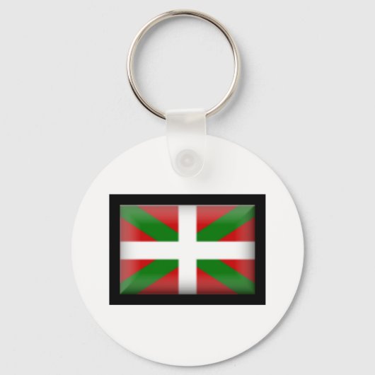 Basque Flag País Vasco Sleutelhanger (Voorkant)