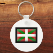 Basque Flag País Vasco Sleutelhanger (Voorkant)