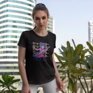 Bass Anime Girl Music T-shirt