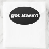 Bass ? Autocollant (Sac)