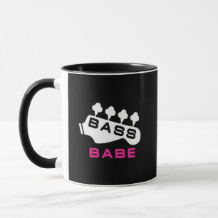 Bass Babe Gift voor Bassiste Girl Mok