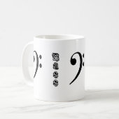 Bass Boss Bass Clef Mug (Devant gauche)