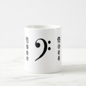 Bass Boss Bass Clef Mug (Centre)