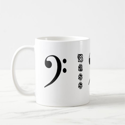 Bass Boss Bass Clef Mug (Gauche)
