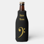Bass Boss Bottle Cooler in Goud (Fles Voorkant)