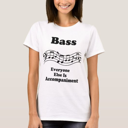 Bass Choir Gift T-shirt (Voorkant)