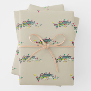 Bass Christmas Wrapping Paper