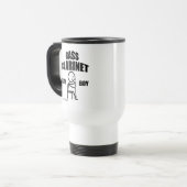 Bass Clarinet Jouer Garçon Voyage Mug (Devant gauche)