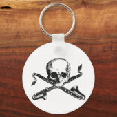 Bass Clarinet Pirate Sleutelhanger (Voorkant)