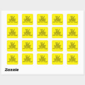 Bass Clarinet Player Pardon Sticker Carré (Feuille)