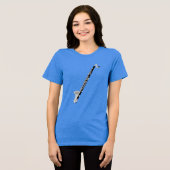 Bass Clarinet Tri-Blend Shirt (Voorkant volledig)