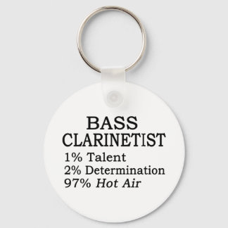 Bass Clarinetist Hot Air Sleutelhanger