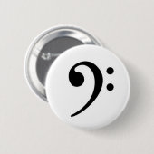 Bass Clef Button (Voorkant /achterkant)