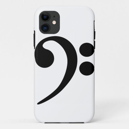Bass Clef Case-Mate iPhone Case (Achterkant)