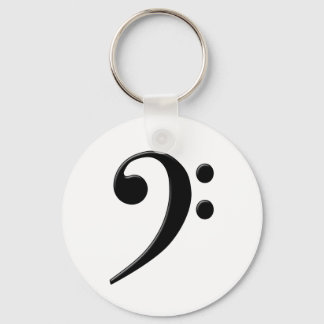 Bass Clef - F Clef Music Symbol Sleutelhanger