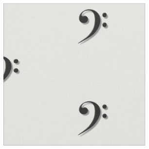 Bass Clef Fabric van Leslie Harlow Stof