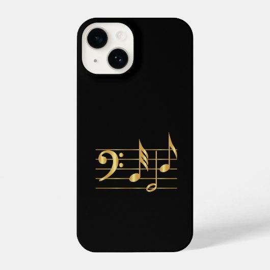 Bass clef iPhone hoesje (Achterkant)