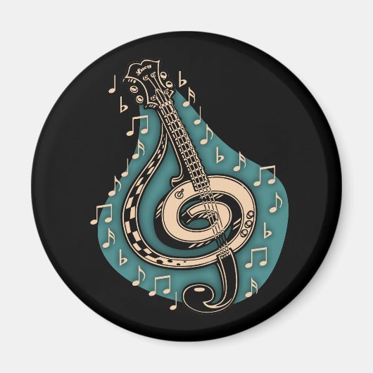 Bass Clef Magneet (Voorkant)