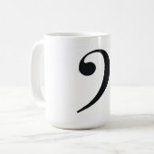Bass Clef-Mok Koffiemok (Voorkant links)