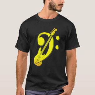Bass Clef Muziekinstrument Bassist Rockmuziek Ba T-shirt