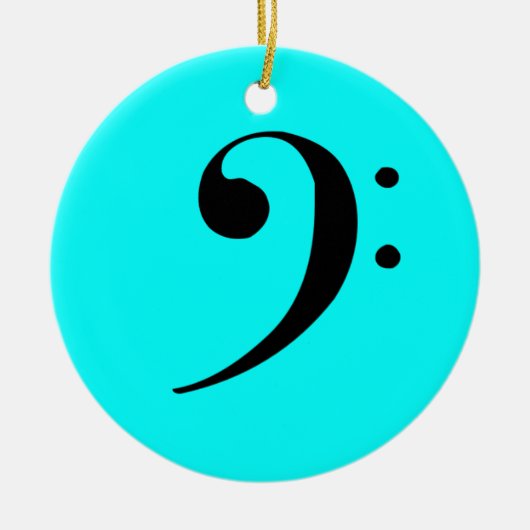 Bass Clef Ornament (Voorkant)