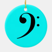 Bass Clef Ornament (Achterkant)