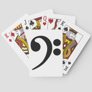 Bass Clef Pokerkaarten