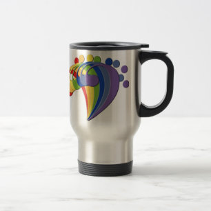 Bass Clef Rainbow Fan Reisbeker