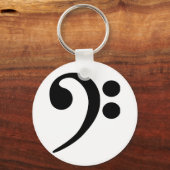 Bass Clef Sleutelhanger (Voorkant)