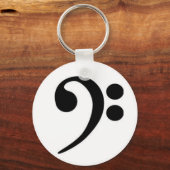 Bass Clef Sleutelhanger (Voorkant)