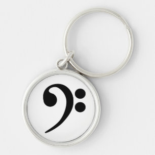 Bass Clef Sleutelhanger