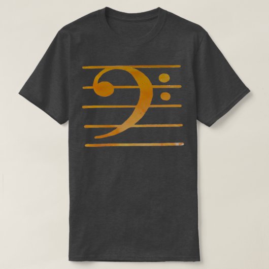 Bass Clef T-shirt (Design voorkant)