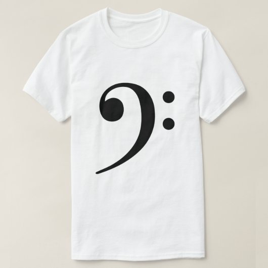 Bass Clef T-shirt (Design voorkant)