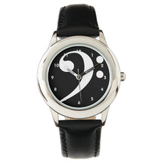 Bass Clef Watch van Leslie Harlow Horloge