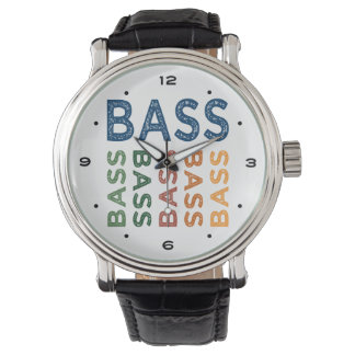 Bass Colorful Horloge