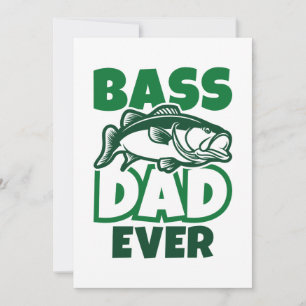 Bass Dad Ever Bedankkaart