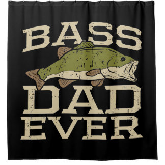 Bass Dad Ever Fishing| Best gift for father's day Douchegordijn