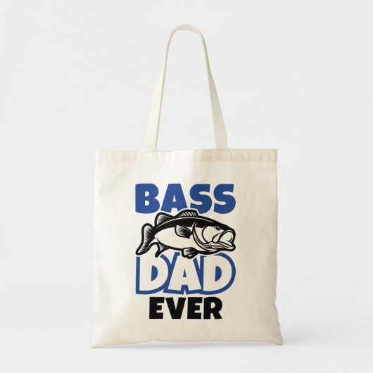 Bass Dad Ever Tote Bag (Voorkant)