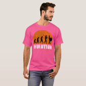 Bass Drum Lover Shirt Funny Human Evolution Gift (Voorkant volledig)