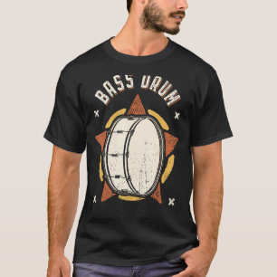 Bass Drum  Retro Classic Music T-shirt