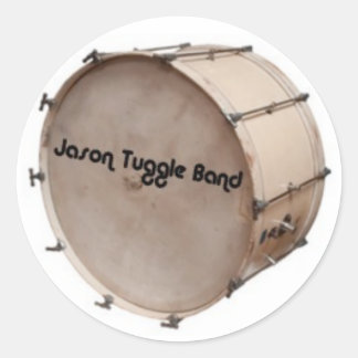 Bass Drum Ronde Sticker