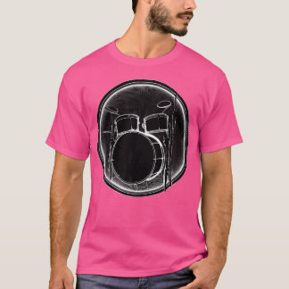Bass Drum voor Bass Drummer Musician Bass Dr. T-shirt