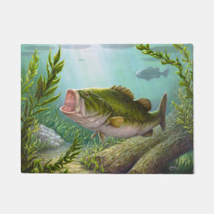 Bass Fish Deurmat