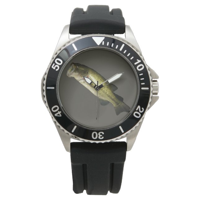 Bass Fish Mannen Horloge (Voorkant)